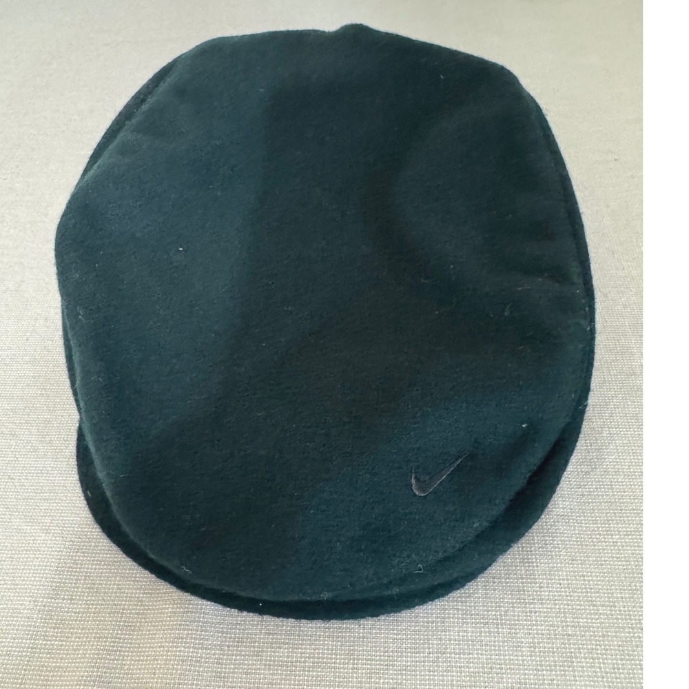 Vintage Nike Newsboy Cabbie Wool Hat Green